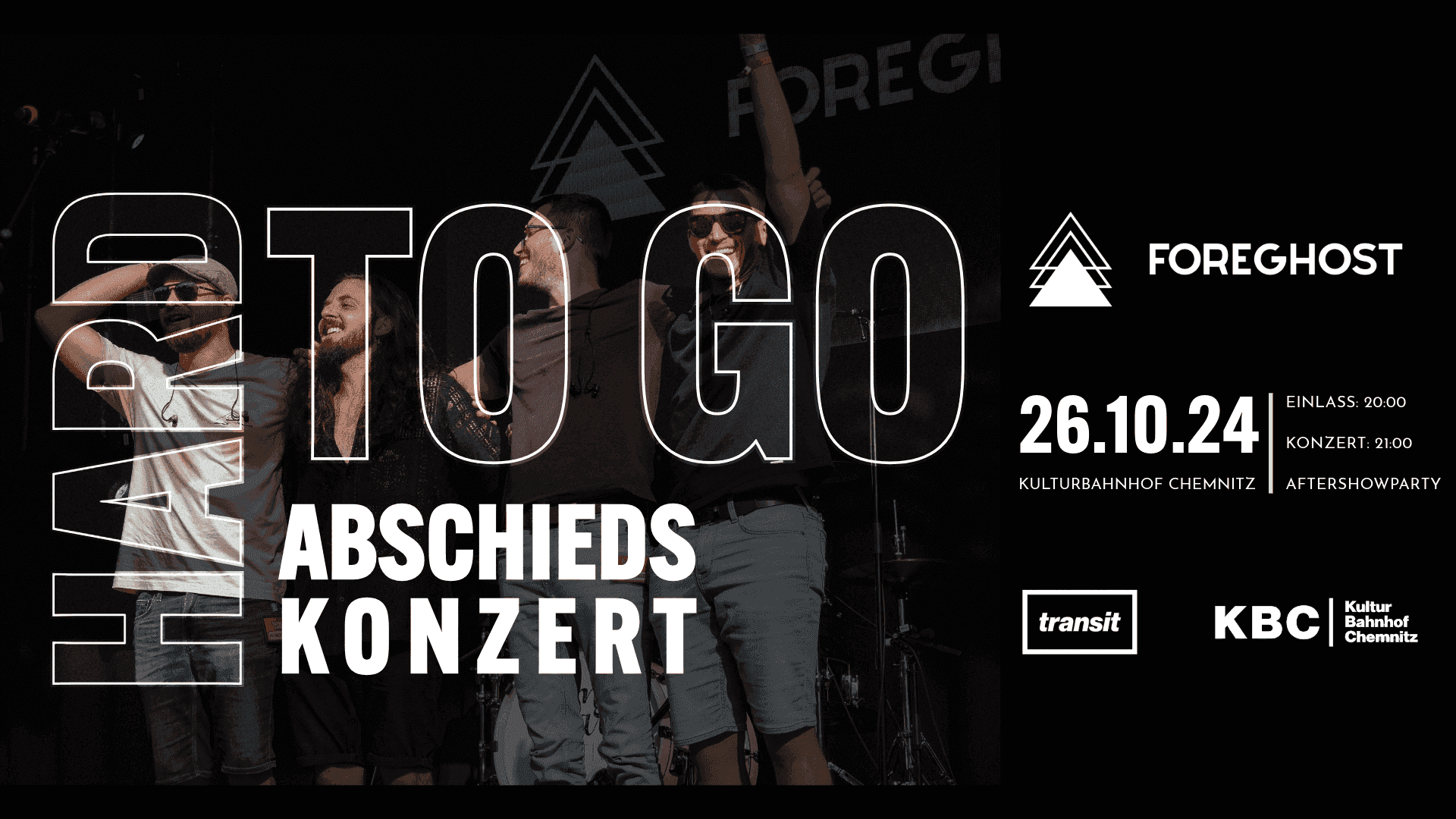 Foreghost Live - Hard To Go - Abschiedskonzert