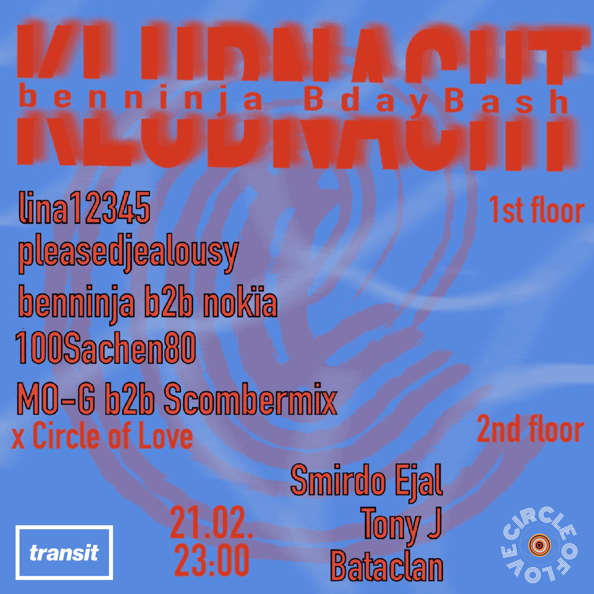 Klubnacht x COL -  Benninja`s Birthday Bash